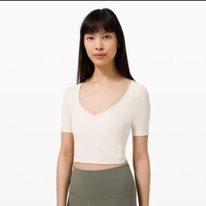 Lululemon ribbed contour v-neck
